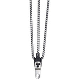 Cortina Snachtbinder Jakarta 76 cm weiß schwarz