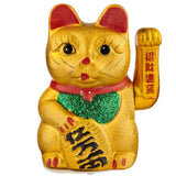 Offene Augen 17cm Maneki Neko Glückskatze