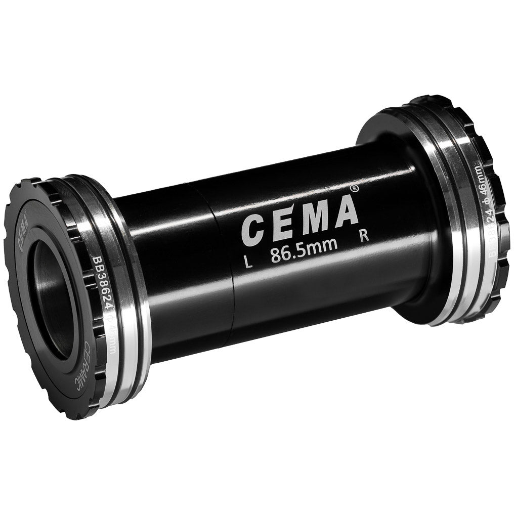 Cema Tretlager BB386 Shimano SG3 beschichtete Keramik schwarz