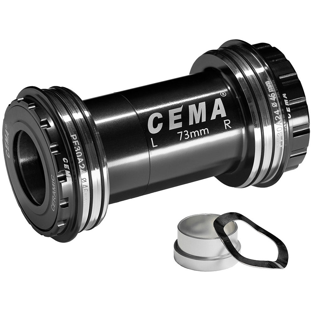 Cema bracketas pf30a sram gxp sg3 coated keramisch zwart