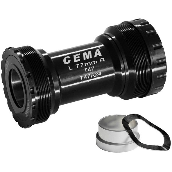 Cema Bracketas T47A SRAM GXP SG3 Cerámica recubierta de negro