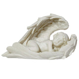 Schlafender Cherub, lange Flügel