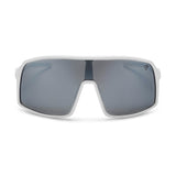 Chpo Brille Erica weiß silber verspiegelt