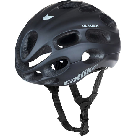 Katzenartiger Rennhelm Kilauea Größe M 55-57cm schwarz matt