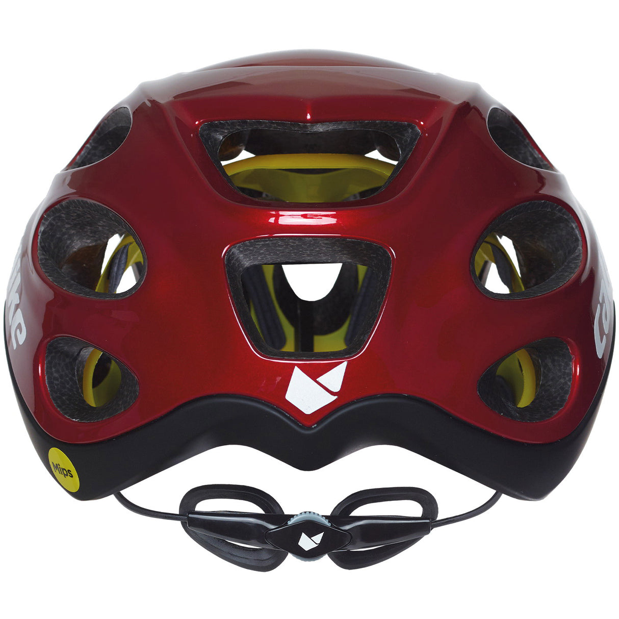 Katzenartiger Rennhelm Vento Mips Größe S 52-54cm rot metallic
