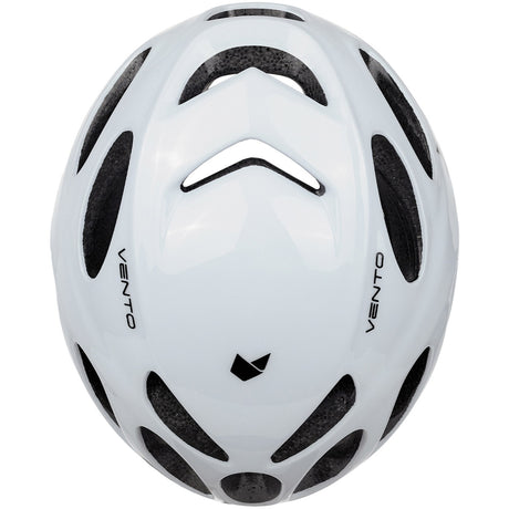 Katzenartiger Rennhelm Vento Größe L 58-60cm weiß glänzend