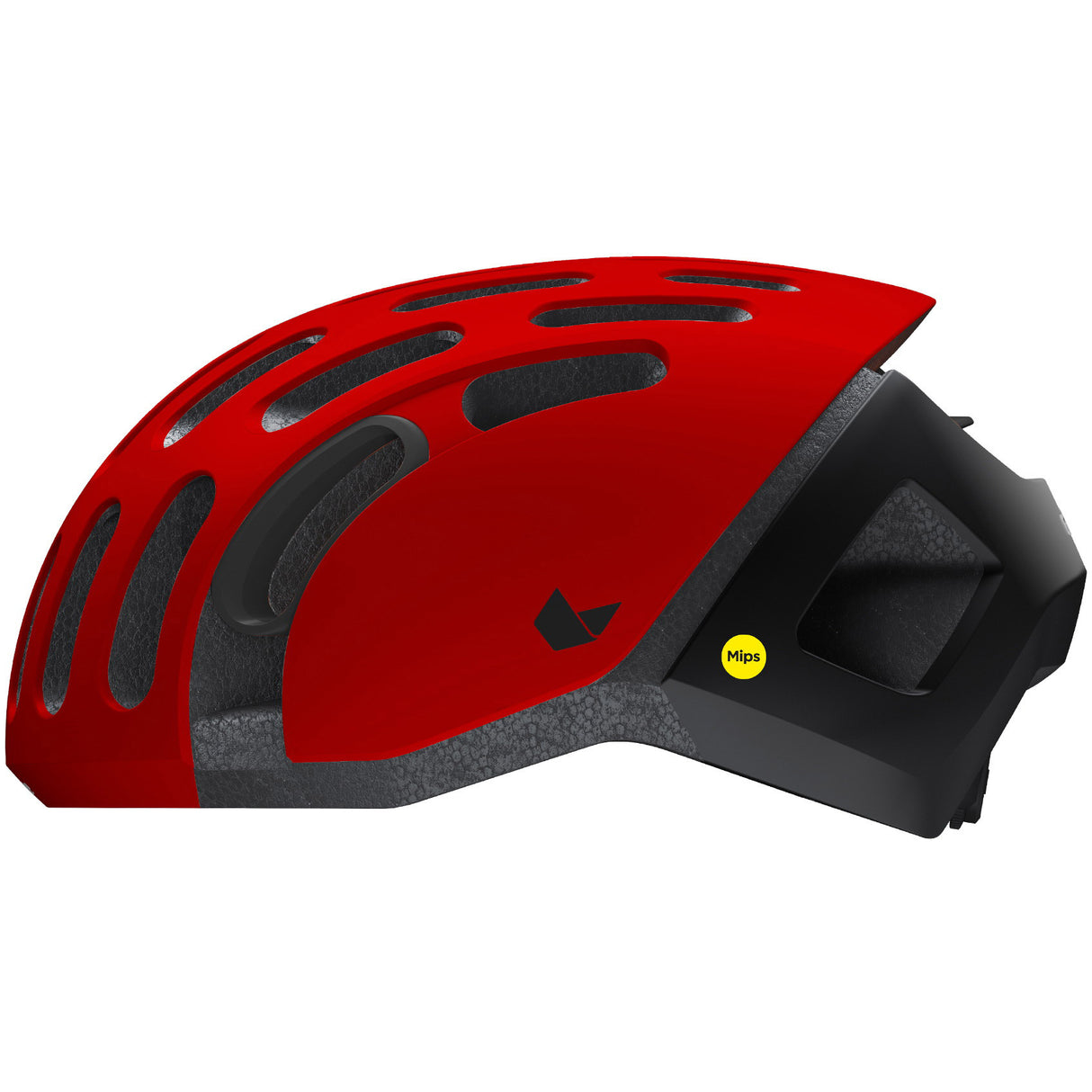 Casco da corsa da gatto buzaglo whisper ii size m mat rosso lucentezza nera