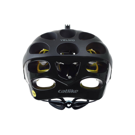 Katzenartiger MTB-Helm Yelmo Mips Größe M 57-59 cm reines Schwarz