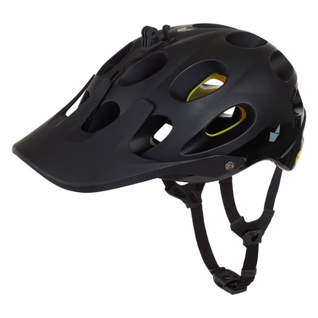Katzenartiger MTB-Helm Yelmo Mips Größe M 57-59 cm reines Schwarz