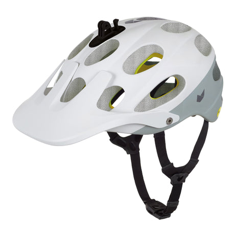 Katzenartiger MTB-Helm Yelmo Mips Größe L 60-61 cm weiß grau