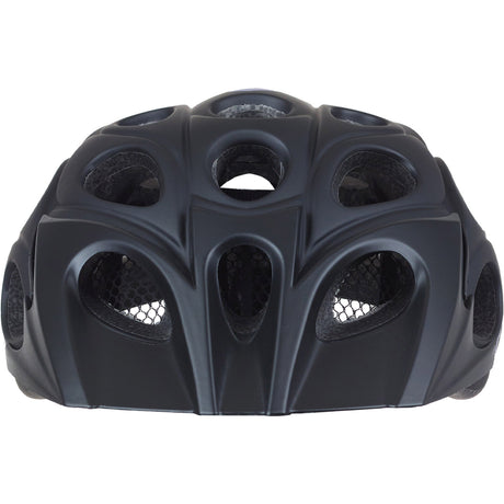 Katzenartiger MTB-Helm, Blattgröße L, 58–60 cm, Carbonschwarz
