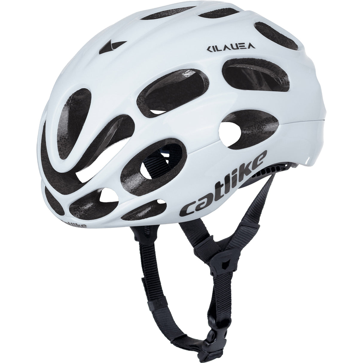 Katzenartiger Rennhelm Kilauea Größe L 58-60cm weiß matt
