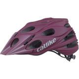 Katzenartiger MTB-Helm, Blattgröße M, 55–57 cm, Burgunderrot