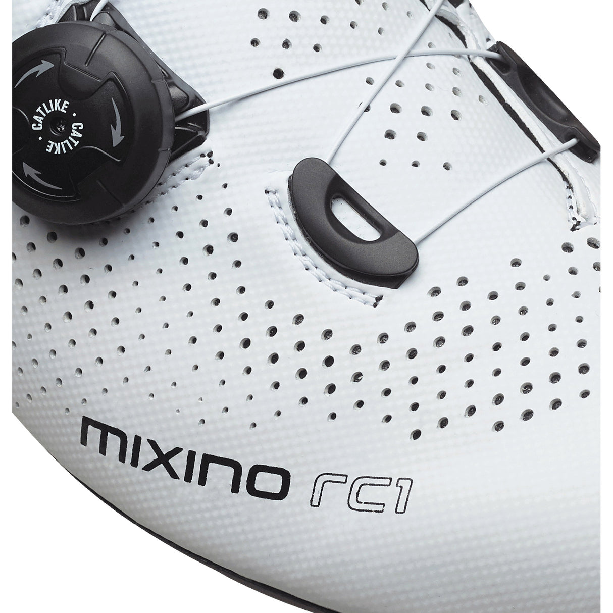 Katzenartige Rennschuhe Mixino RC1 Carbon Größe 47 weiß