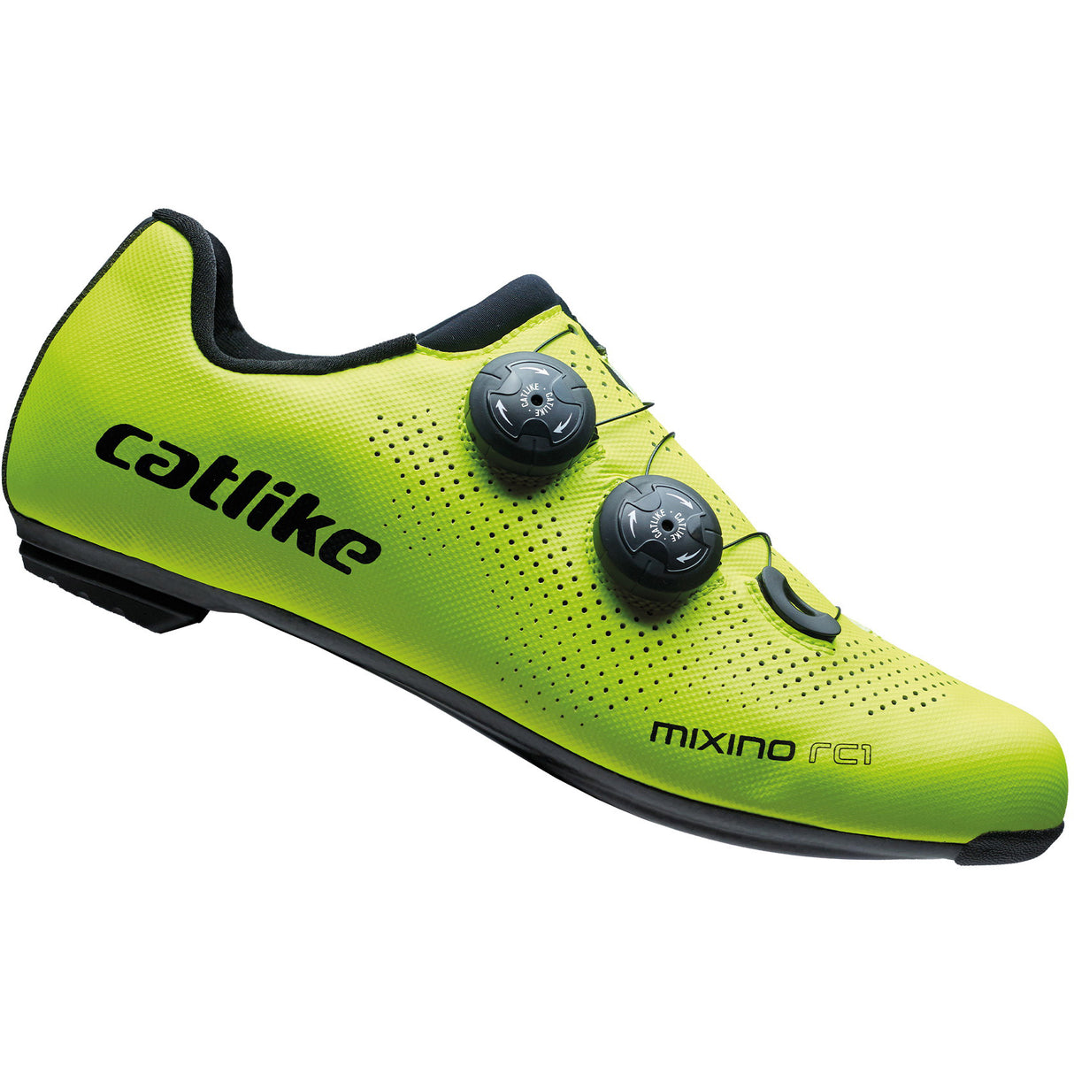 Katzenartige Rennschuhe Mixino RC1 Carbon Größe 43 Fluo