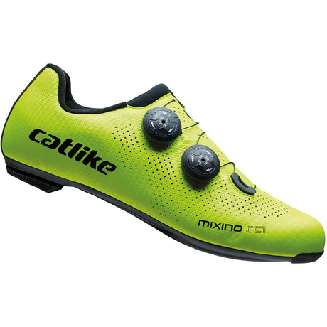 Katzenartige Rennschuhe Mixino RC1 Carbon Größe 43 Fluo