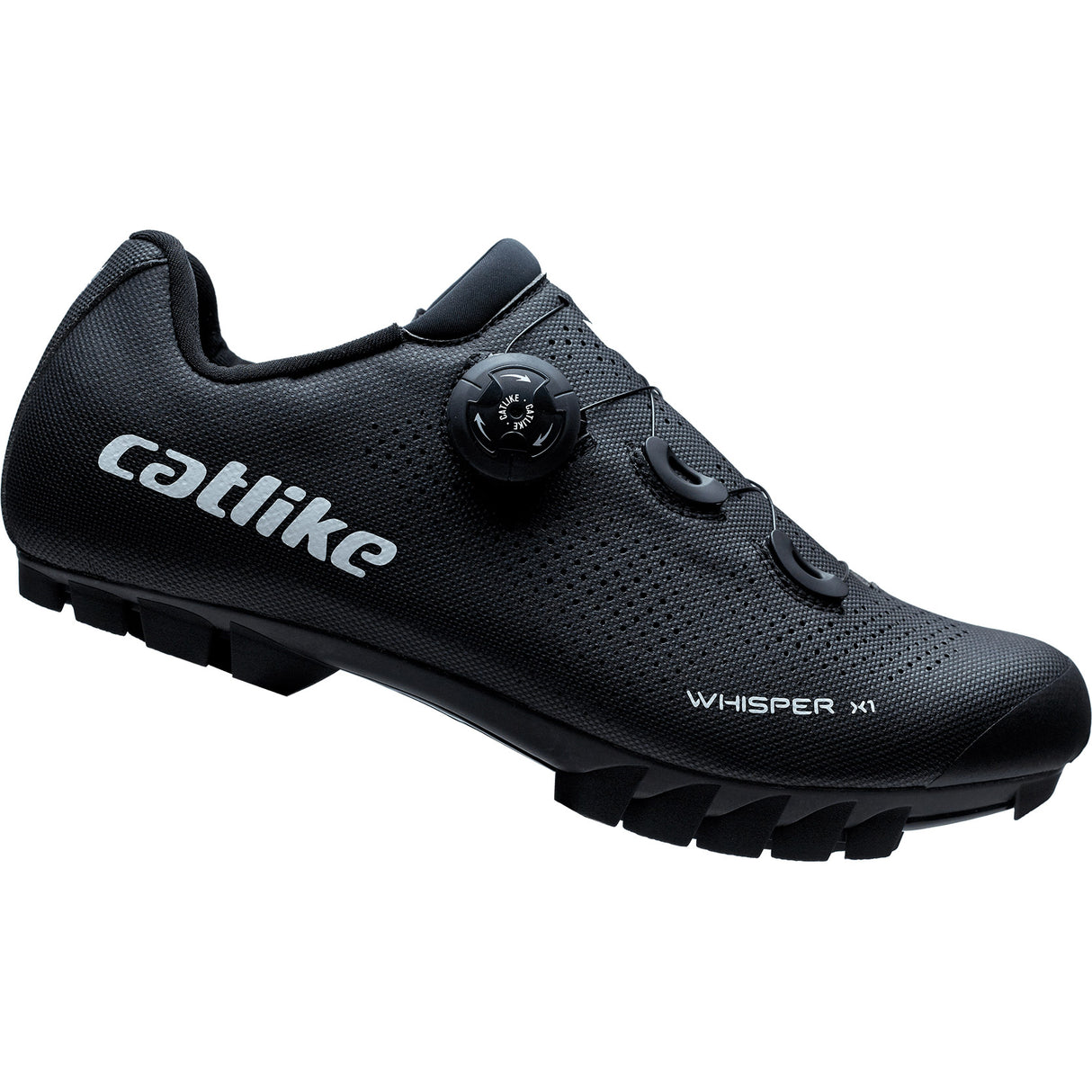 Buzaglo katze mtb schuhe flüstern x1 mtb nylongröße 47 schwarz