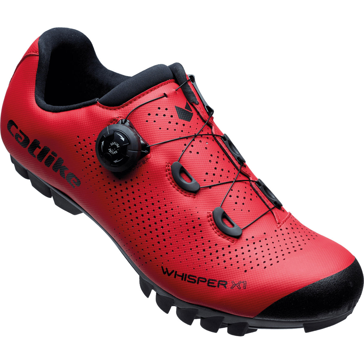 Buzaglo catlike mtb schoenen whisper x1 mtb nylon maat 40 rood