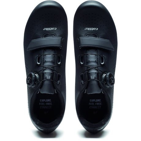 Katzenartige Rennschuhe kompact'o r1 Nylon 38 schwarz