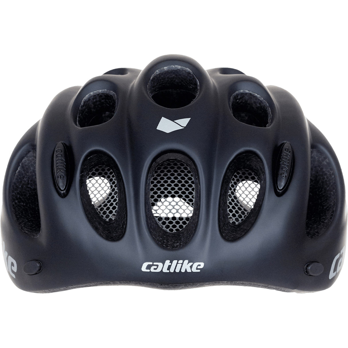 Katzenartiger Urban-Helm kompakt Größe M 55-58cm schwarz matt
