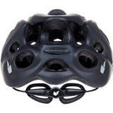 Katzenartiger Urban-Helm kompakt Größe M 55-58cm schwarz matt