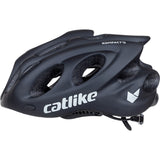 Katzenartiger Urban-Helm kompakt Größe M 55-58cm schwarz matt