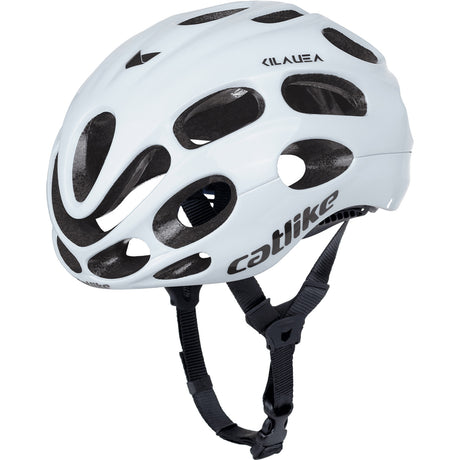 Katzenartiger Rennhelm Kilauea Größe S 52-54cm weiß matt