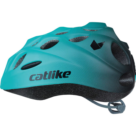 Katzenartiger Kinderhelm Kätzchen Größe M 55-58cm Aquamarin