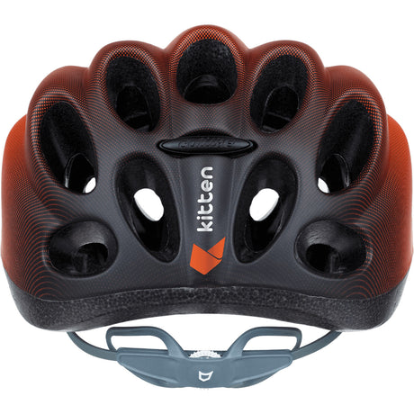 Katzenartiger Kinderhelm Kätzchen Größe xs 49-52cm orange