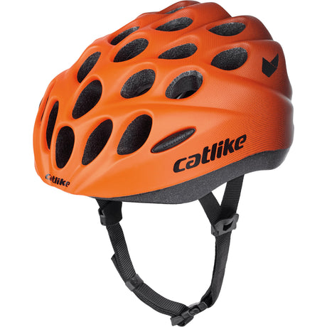 Katzenartiger Kinderhelm Kätzchen Größe xs 49-52cm orange
