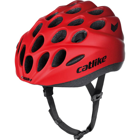Katzenartiger Kinderhelm Kätzchen Größe M 55-58cm rot