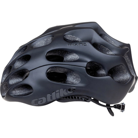 Katzenartiger Rennhelm Mixino Größe M 55-57cm schwarz matt