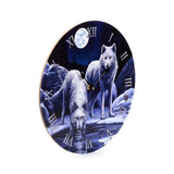 Lisa Parker Warriors oder Winterwolf bedruckte Uhr