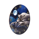 Lisa Parker Uhr mit Aufdruck „Quiet Reflection Wolf“.