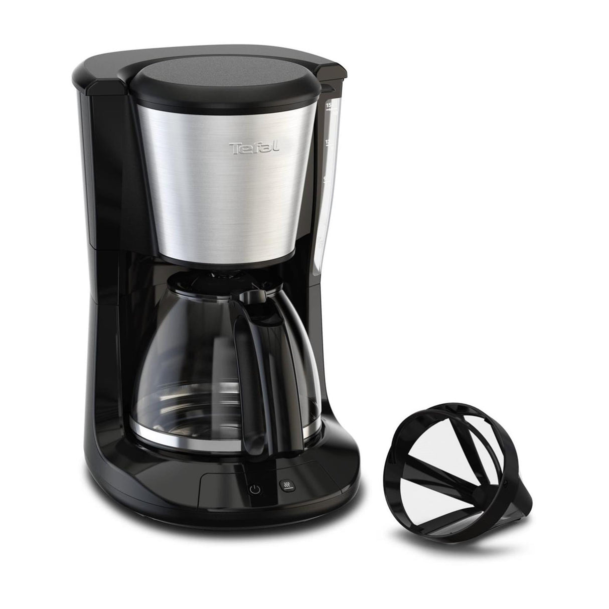 Tefal Subito Edelstahl-Kaffeemaschine 1,25 l