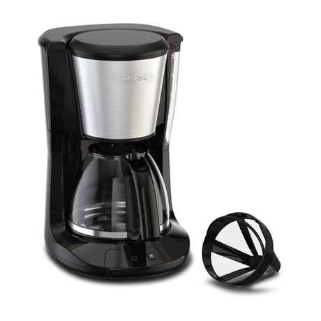Tefal Subito Edelstahl-Filterkaffeemaschine 1,25 l, 15 Tassen, 1000 W
