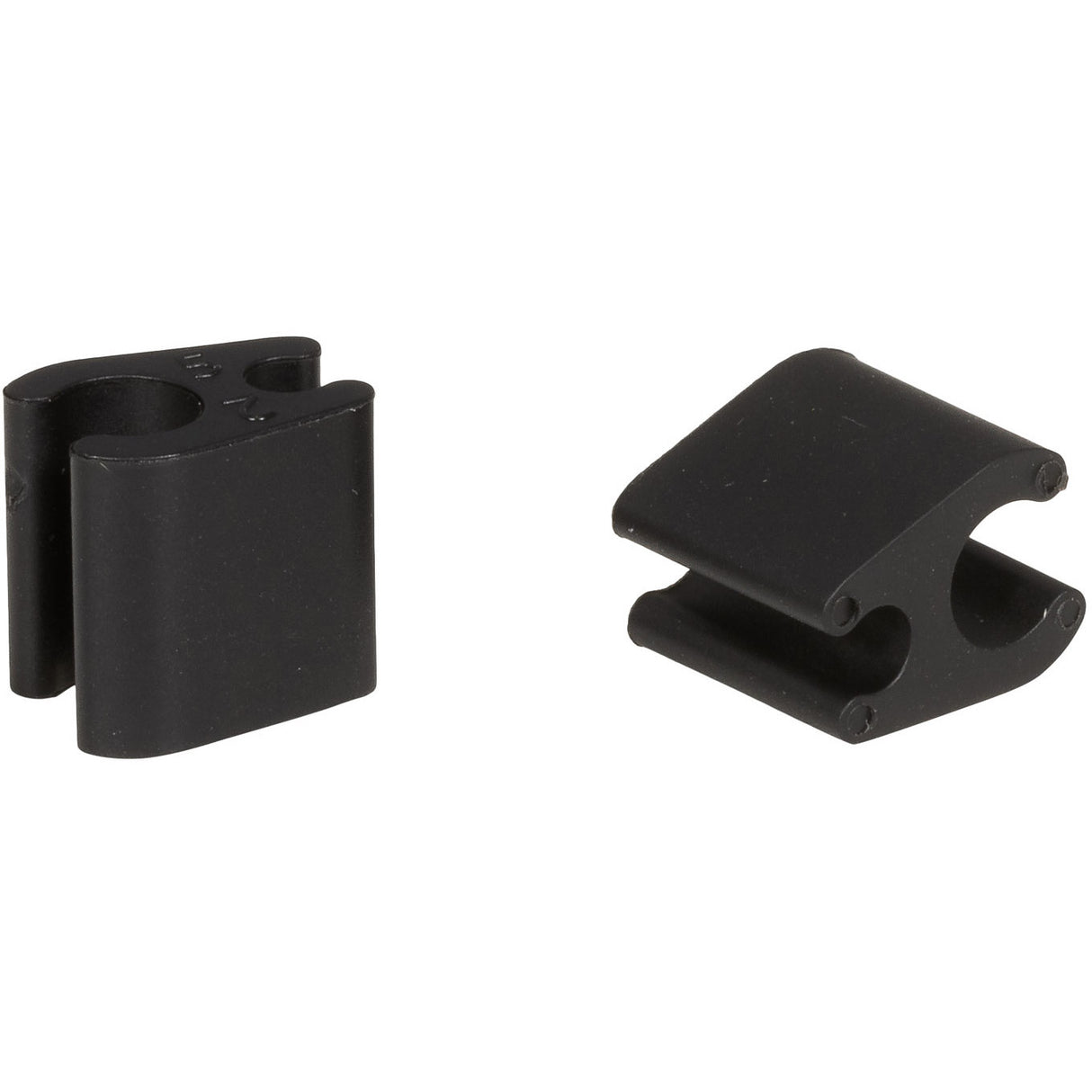 Elvedes Kabelklemmen Duo 4,1+4,1mm schwarz (10Stk)