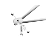 Union Maeilleurpad GH-132 mit Schraubenset M8x0.75
