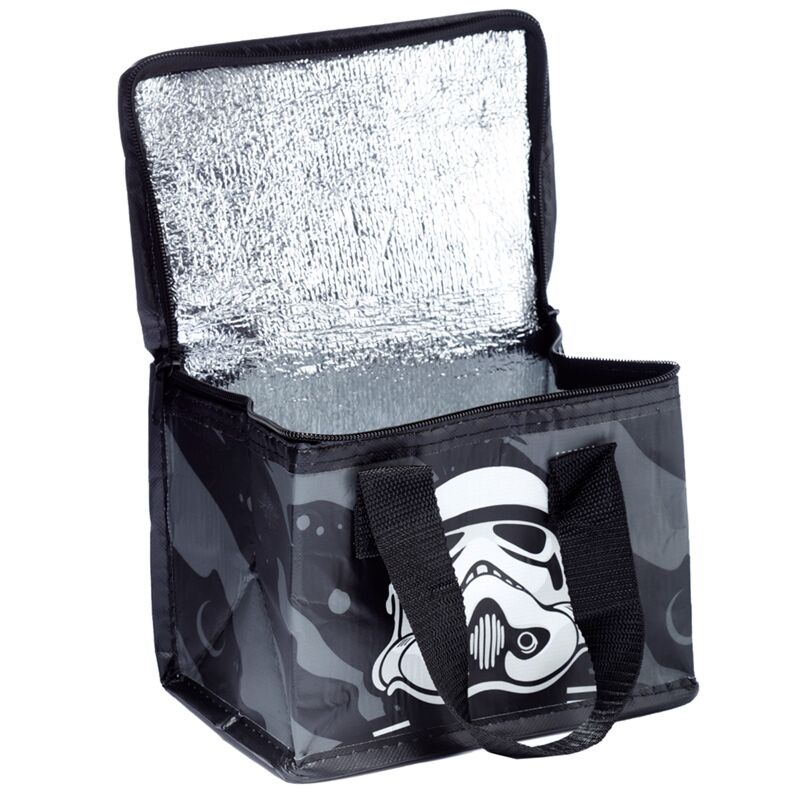 Die originale Stormtrooper-Lunchtasche aus schwarzem Rpet mit robuster Kühltasche