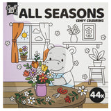 Craft id kleurboek cute comfy 20x20cm, 4ass