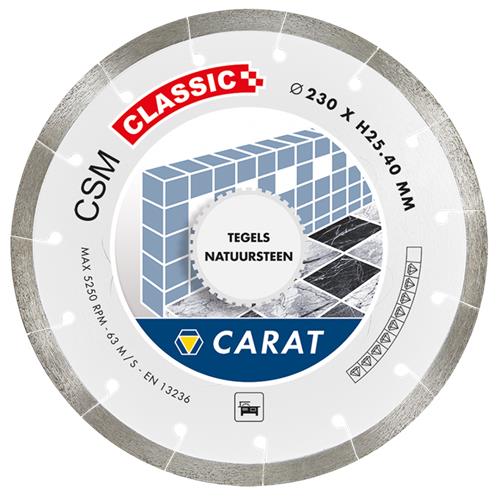 Karat-Diamantsägeblatt ø150x25,4 csm für klassische Fliesen
