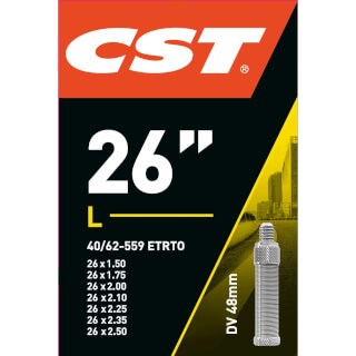CST Innenrohr 26 x 1,75-1,90-2.30 (40 62-559) 48 mm dv