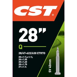 CST Innenrohr 28x1 5 8x1 3 8 Etro 28 47-622-630, Valiel Presta French 40 mm