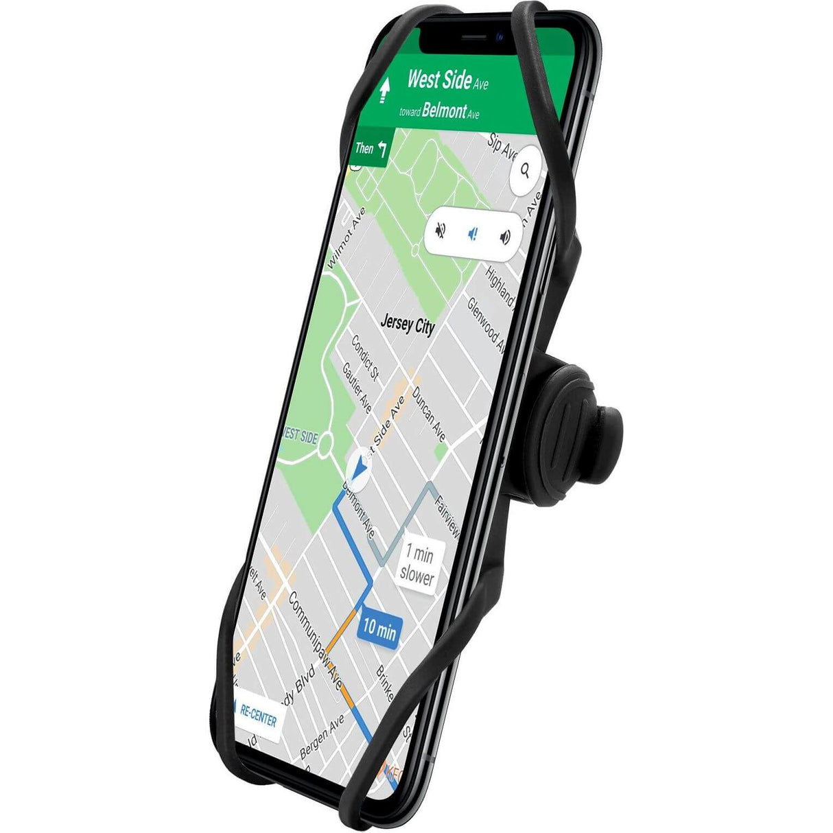 Celly Phone Holder Swipe Stem Start Black