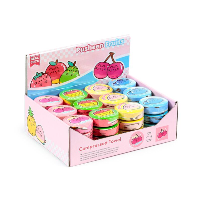 Push Duck Cat Fruit kompaktes Reisehandtuch