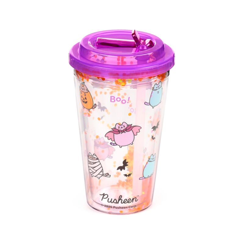Pusheen die Katze Halloween bruchfester, langlebiger doppelwandiger Becher