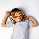 Relaxeazzz Monkey runde Reisekissen-Schlafmaske