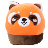 Plüsch-Squidglys des Roten Pandas, bezaubernde Wildtiere