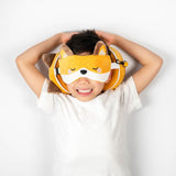 Relaxeazzz adoramals Finnick der Fuchs runde Reisekissen-Schlafmaske