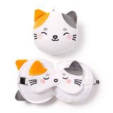 Relaxeazzz adoramals Lola die Katze runde Reisekissen-Schlafmaske
